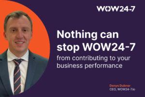 How does WOW24-7 guarantee 24/7 continuous customer support during regions-wide electricity blackouts